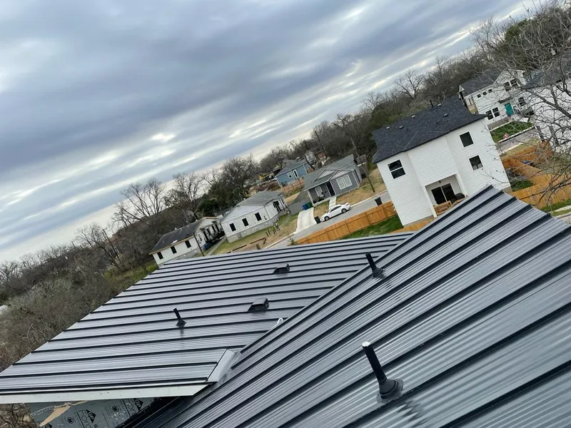 Standing seam metal roof panels with vents for Skylight Repair in Blue Ash